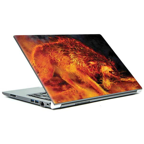 Tom Wood Fire Stalker Wolf Portege Z30t/Z30t-A Skin