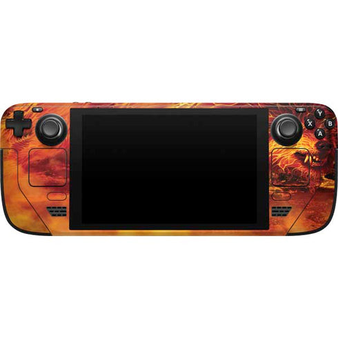 Tom Wood Fire Stalker Wolf Steam Deck Handheld Gaming Computer Skin