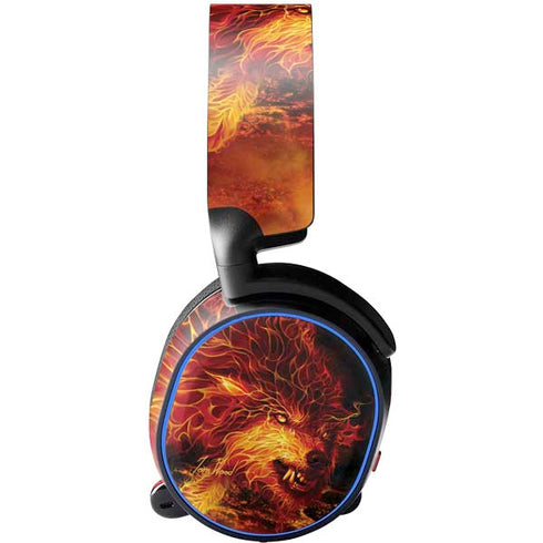 Tom Wood Fire Stalker Wolf SteelSeries Arctis 3 Skin