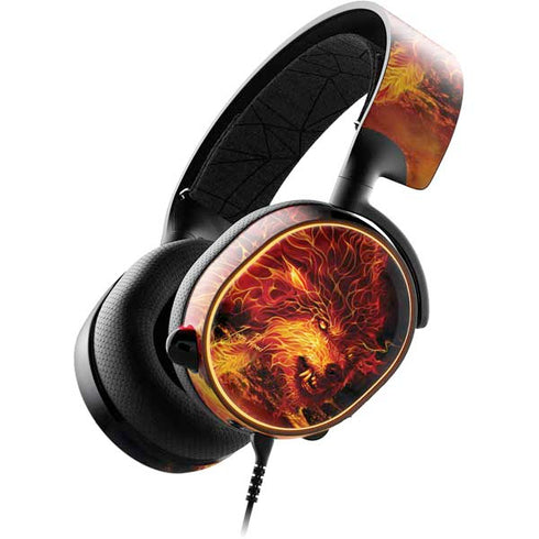Tom Wood Fire Stalker Wolf SteelSeries Arctis 5 Skin