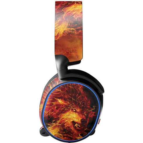 Tom Wood Fire Stalker Wolf SteelSeries Arctis 5 Skin