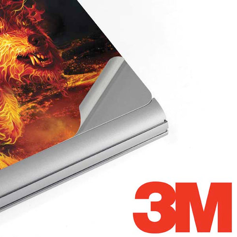 Tom Wood Fire Stalker Wolf Surface Book 2 13.5in Skin