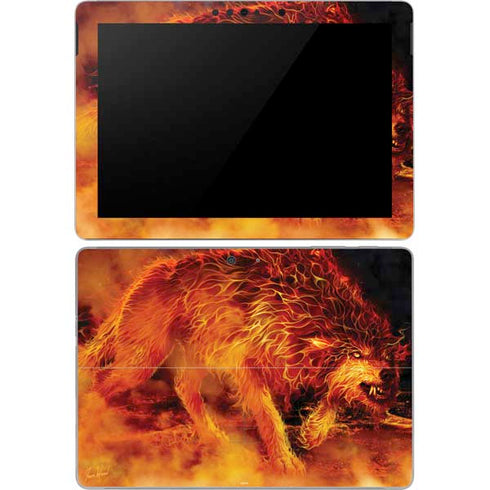Tom Wood Fire Stalker Wolf Surface Go Skin
