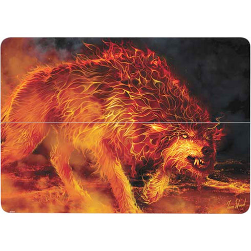 Tom Wood Fire Stalker Wolf Surface Laptop Studio Skin