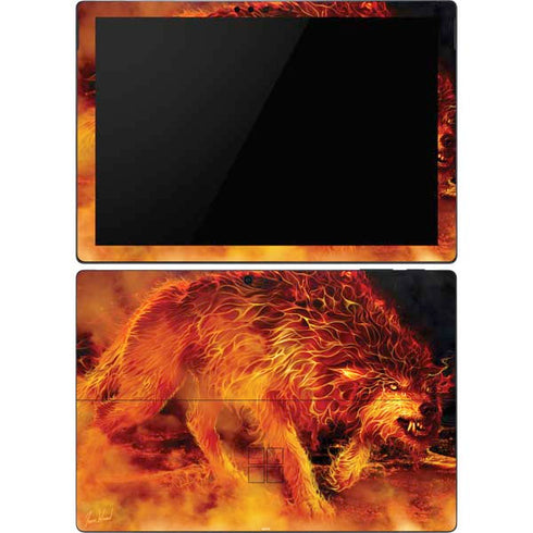 Tom Wood Fire Stalker Wolf Surface Pro 6 Skin