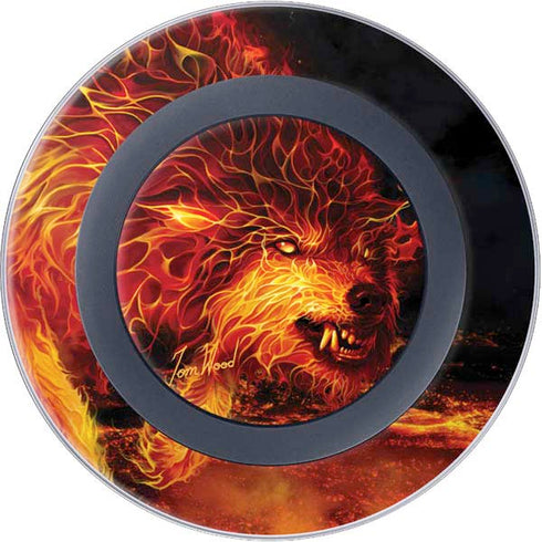 Tom Wood Fire Stalker Wolf Wireless Charger Skin