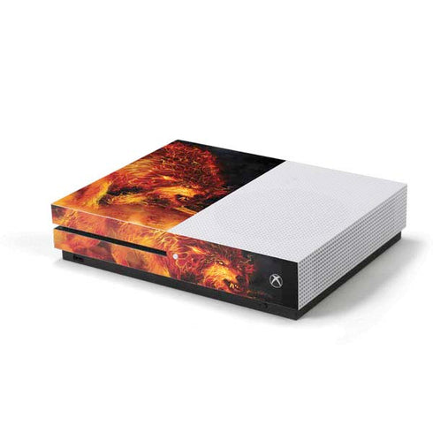 Tom Wood Fire Stalker Wolf Xbox One S Console Skin