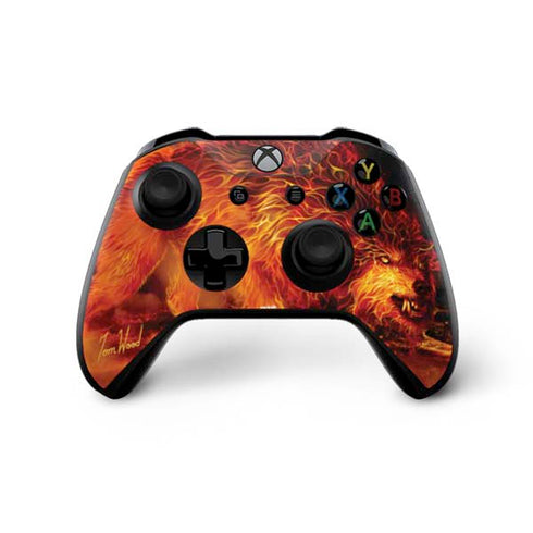 Tom Wood Fire Stalker Wolf Xbox One X Controller Skin
