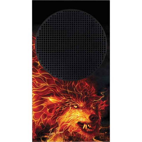 Tom Wood Fire Stalker Wolf Xbox Series S Console Skin