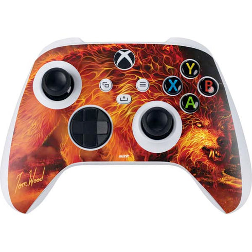 Tom Wood Fire Stalker Wolf Xbox Series S Controller Skin