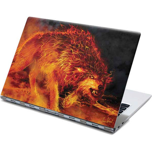 Tom Wood Fire Stalker Wolf Yoga 910 2-in-1 14in Touch-Screen Skin