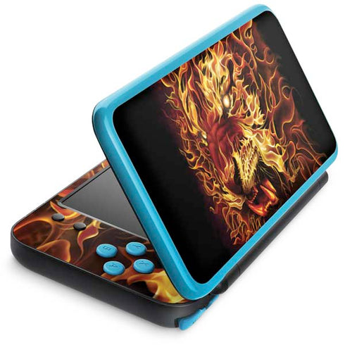 Tom Wood Fire Tiger Nintendo 2DS XL (2017) Skin