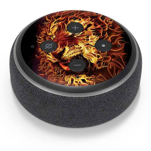 Tom Wood Fire Tiger Amazon Echo Dot Skin