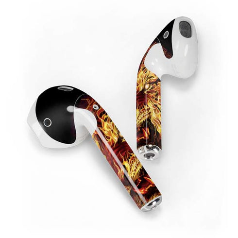 Tom Wood Fire Tiger Apple AirPods 2 Skin