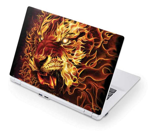 Tom Wood Fire Tiger Acer Chromebook Skin