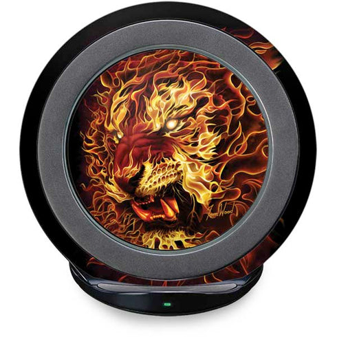 Tom Wood Fire Tiger Fast Charge Wireless Charging Stand Skin