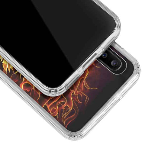 Tom Wood Fire Tiger Galaxy A30 Clear Case