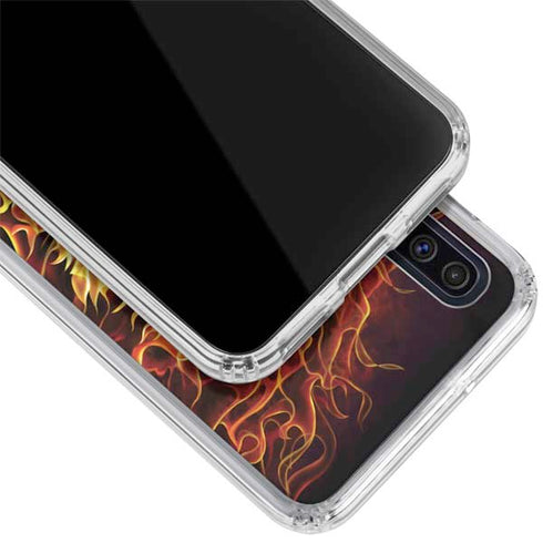 Tom Wood Fire Tiger Galaxy A50 Clear Case