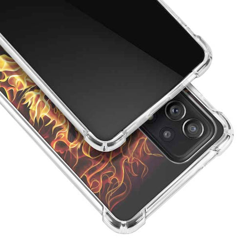Tom Wood Fire Tiger Galaxy A52 5G Clear Case