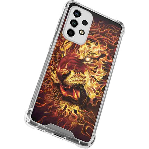 Tom Wood Fire Tiger Galaxy A53 5G Clear Case