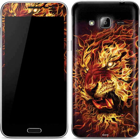 Tom Wood Fire Tiger Galaxy J3 Skin