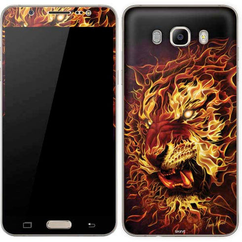 Tom Wood Fire Tiger Galaxy J7 Skin