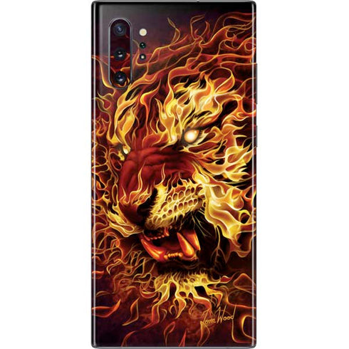 Tom Wood Fire Tiger Galaxy Note 10 Plus Skin