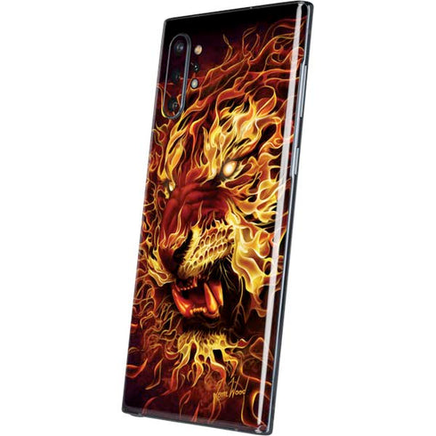 Tom Wood Fire Tiger Galaxy Note 10 Plus Skin