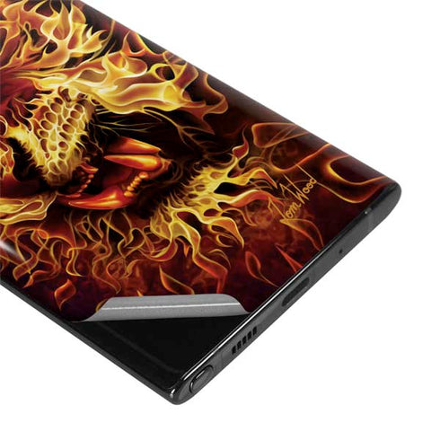 Tom Wood Fire Tiger Galaxy Note 10 Plus Skin