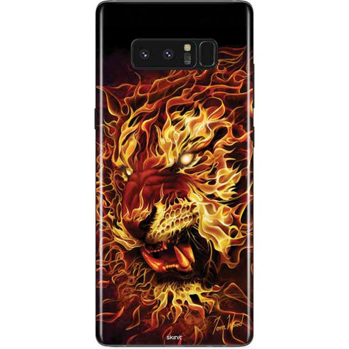 Tom Wood Fire Tiger Galaxy Note 8 Skin