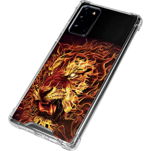 Tom Wood Fire Tiger Galaxy Note20 5G Clear Case