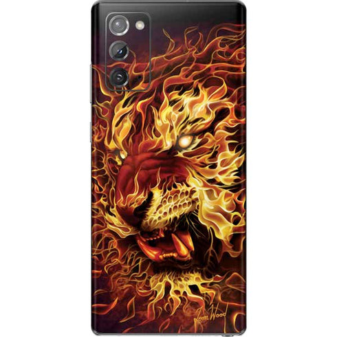 Tom Wood Fire Tiger Galaxy Note20 5G Skin