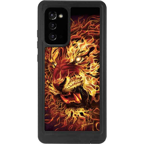 Tom Wood Fire Tiger Galaxy Note20 5G Waterproof Case