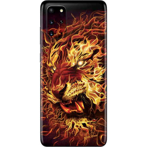 Tom Wood Fire Tiger Galaxy S20 Plus Skin