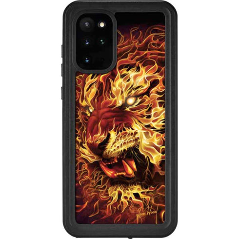 Tom Wood Fire Tiger Galaxy S20 Plus Waterproof Case