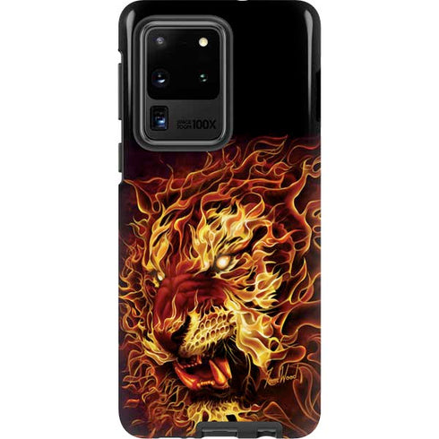 Tom Wood Fire Tiger Galaxy S20 Ultra 5G Pro Case