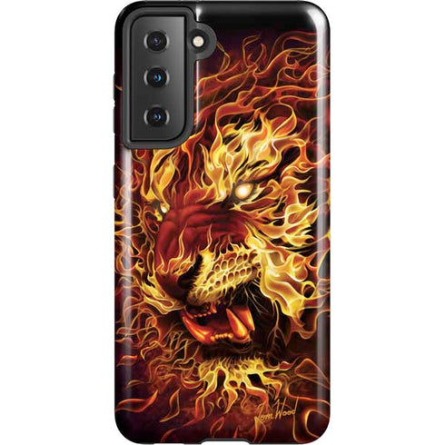 Tom Wood Fire Tiger Galaxy S21 5G Pro Case