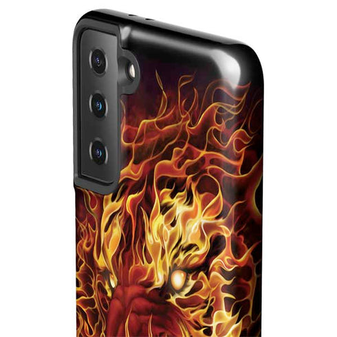 Tom Wood Fire Tiger Galaxy S21 Plus 5G Pro Case