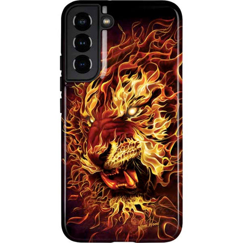Tom Wood Fire Tiger Galaxy S22 Plus Pro Case
