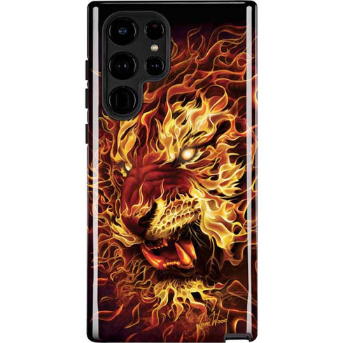 Tom Wood Fire Tiger Galaxy S22 Ultra Pro Case