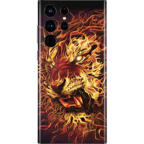 Tom Wood Fire Tiger Galaxy S22 Ultra Skin