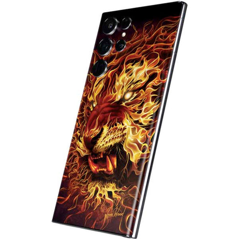 Tom Wood Fire Tiger Galaxy S22 Ultra Skin
