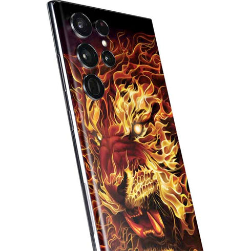 Tom Wood Fire Tiger Galaxy S22 Ultra Skin