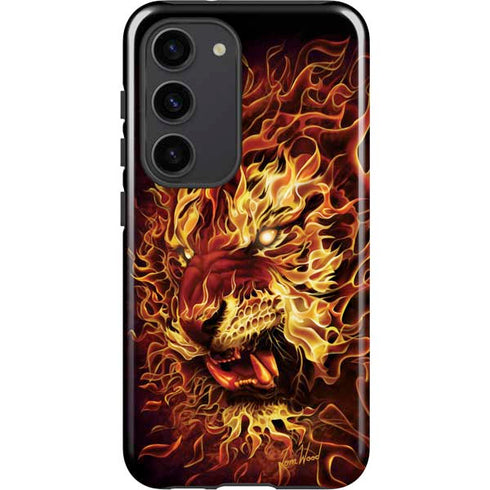 Tom Wood Fire Tiger Galaxy S23 Pro Case