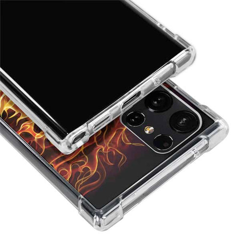 Fire Tiger by Tom Wood Galaxy S24 Ultra Clear Case