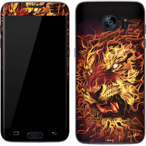 Tom Wood Fire Tiger Galaxy S7 Skin