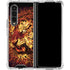 Tom Wood Fire Tiger Galaxy Z Fold4 5G Clear Case