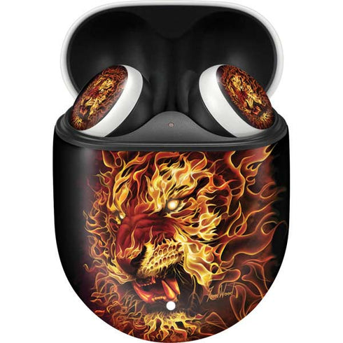 Tom Wood Fire Tiger Google Pixel Buds Skin