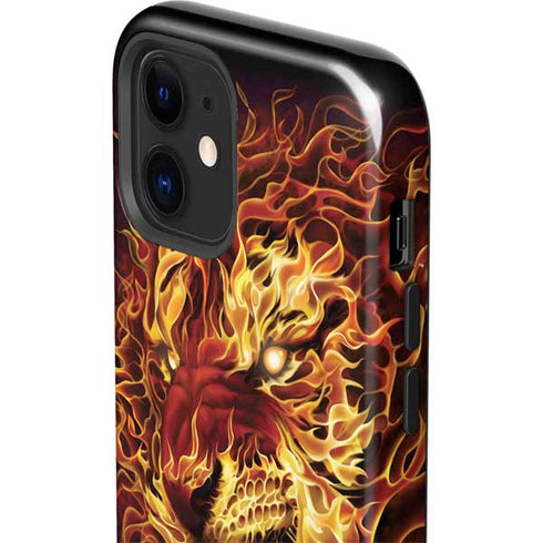 Tom Wood Fire Tiger iPhone 12 Impact Case