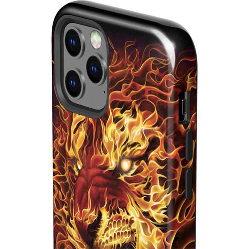Tom Wood Fire Tiger iPhone 12 Pro Impact Case